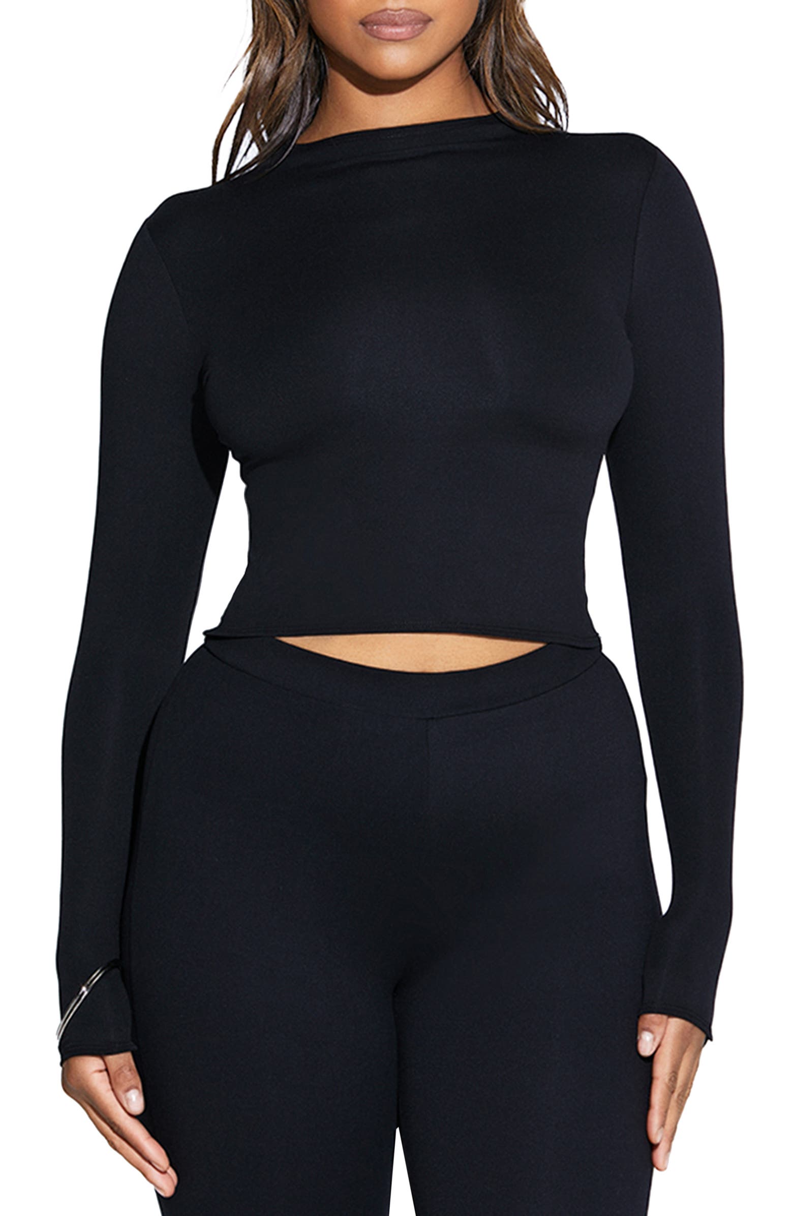 Naked Wardrobe Suede Feels Crop Top Nordstromrack naked-wardrobe-suede-feels-crop-top-nordstromrack