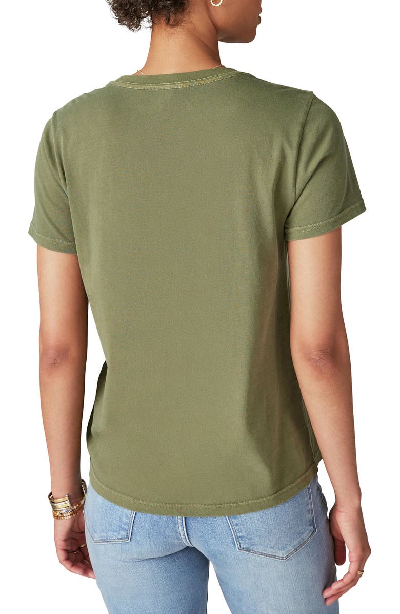 Lucky Brand Janis Joplin Embellished Graphic Tee, Alternate, color,