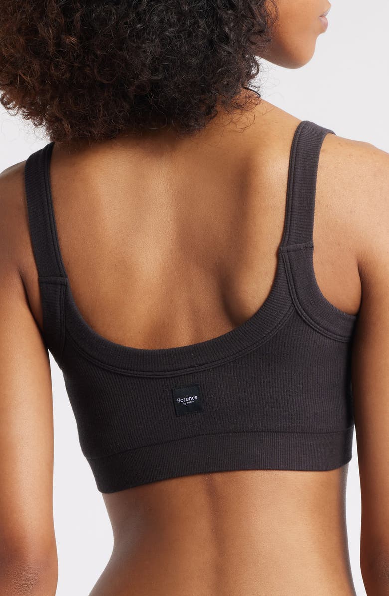 Florence by Mills Square Neck Bralette, Alternate, color, Black