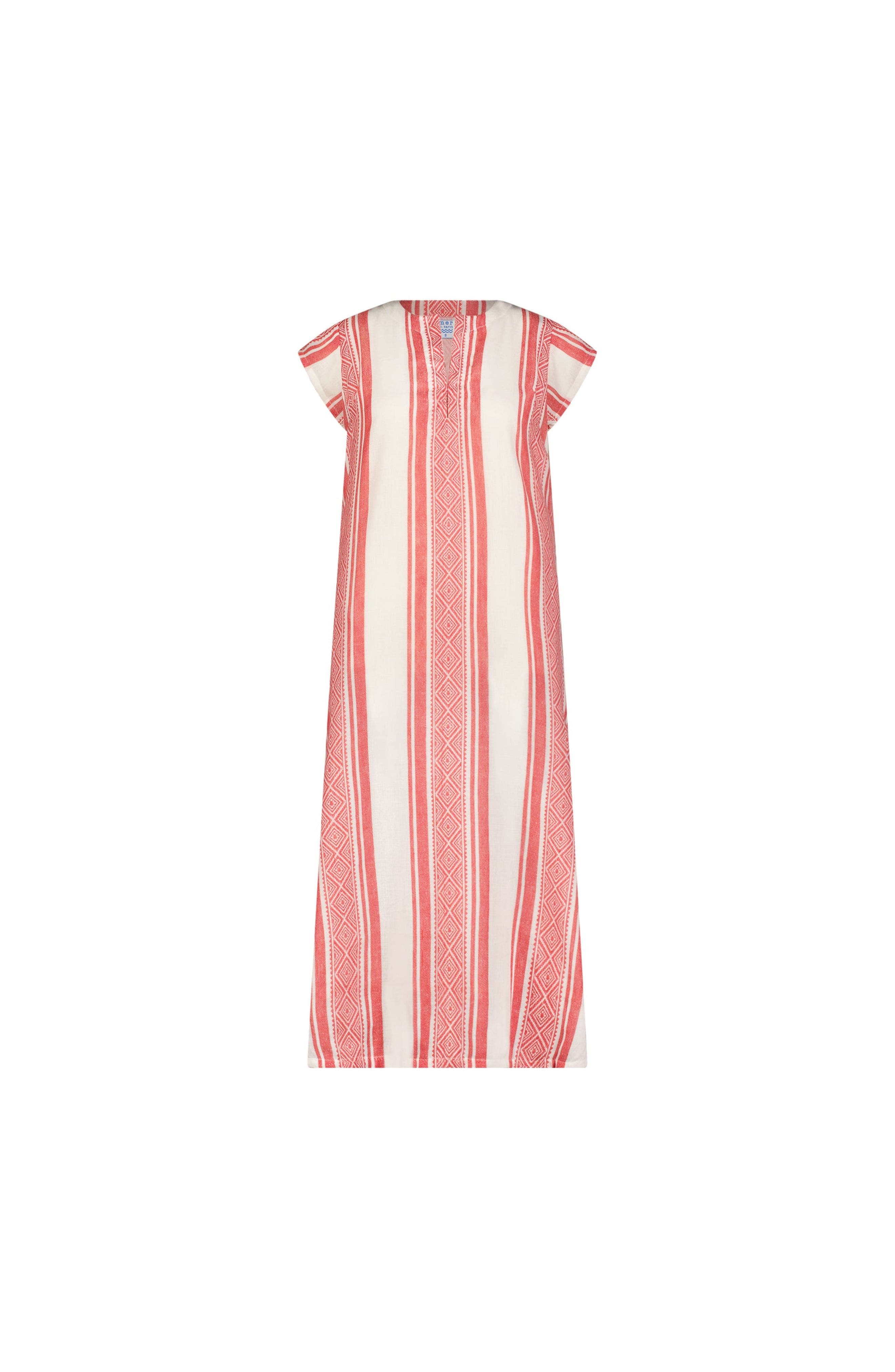 selected Red Dobby Stripe