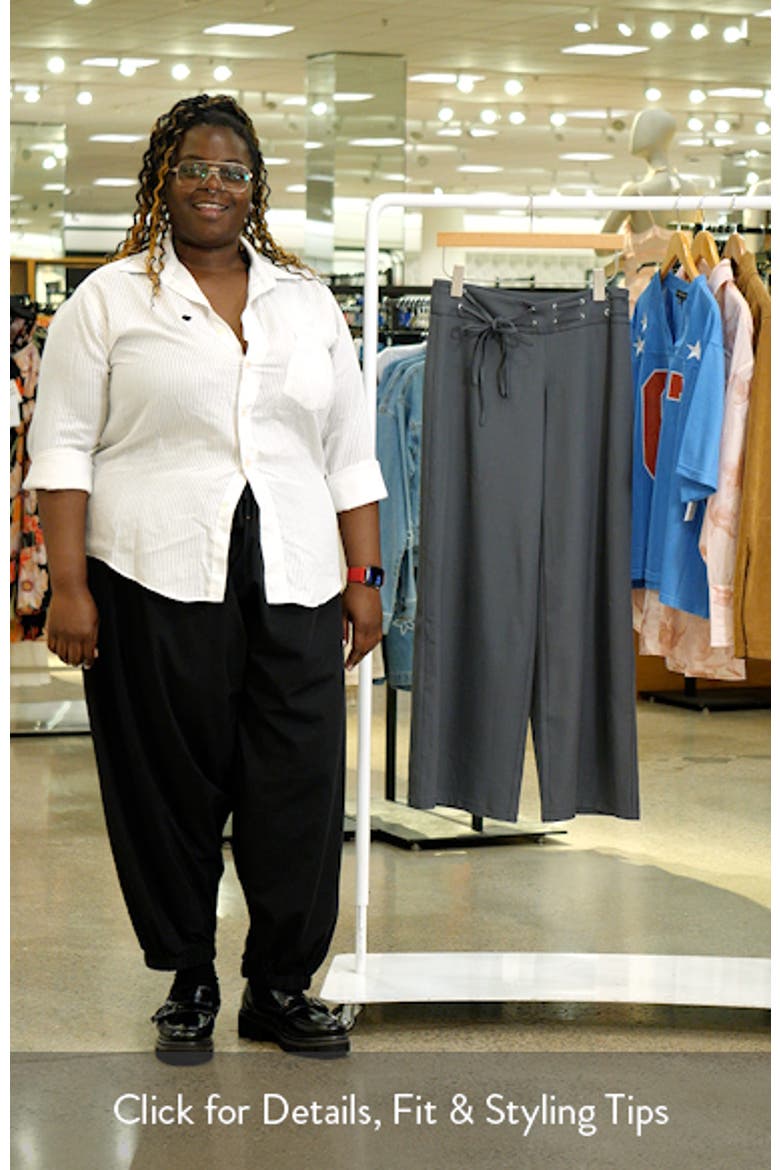 WIllard Baggy Belted Lace-Up Pants video