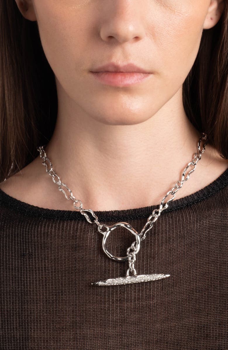 Alexis Bittar Solanales Crystal Toggle Pendant Necklace, Alternate, color, Crystals