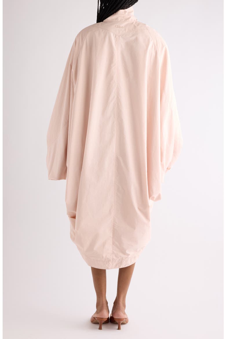 Cotton Poplin Cocoon Coat, Alternate, color, SOFTY PINK