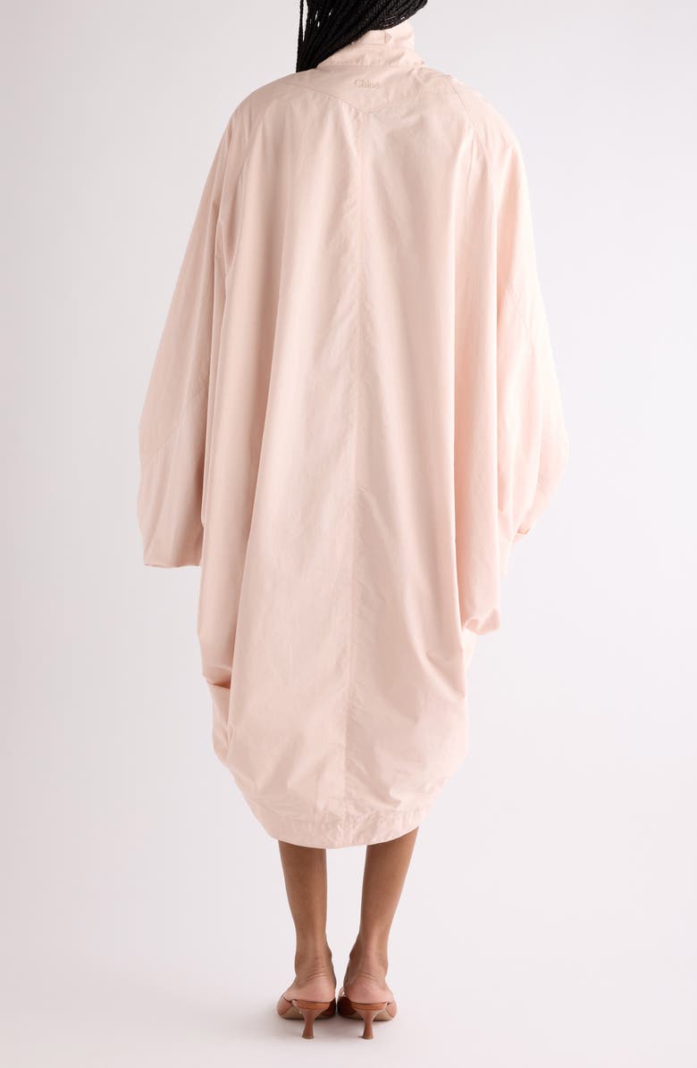 Chloé Cotton Poplin Cocoon Coat, Alternate, color, Softy Pink