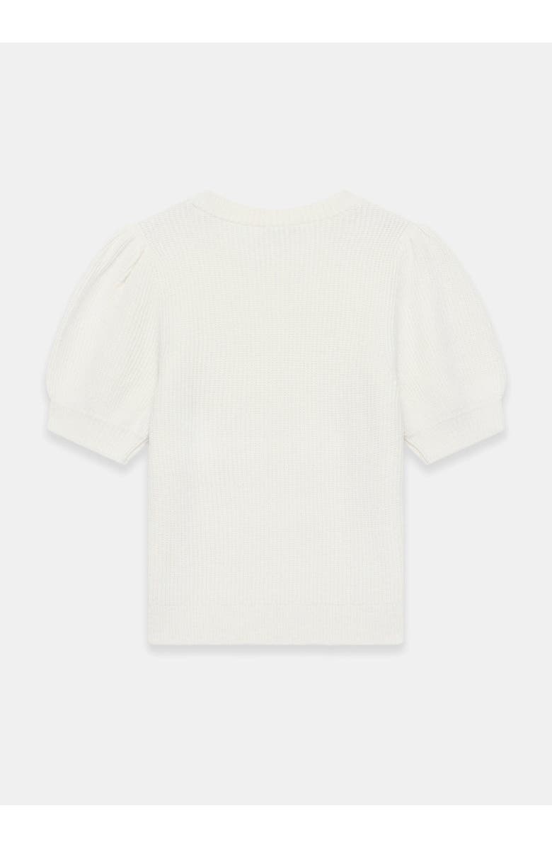 MINT VELVET Bow Detail Knit Top, Alternate, color, Ivory