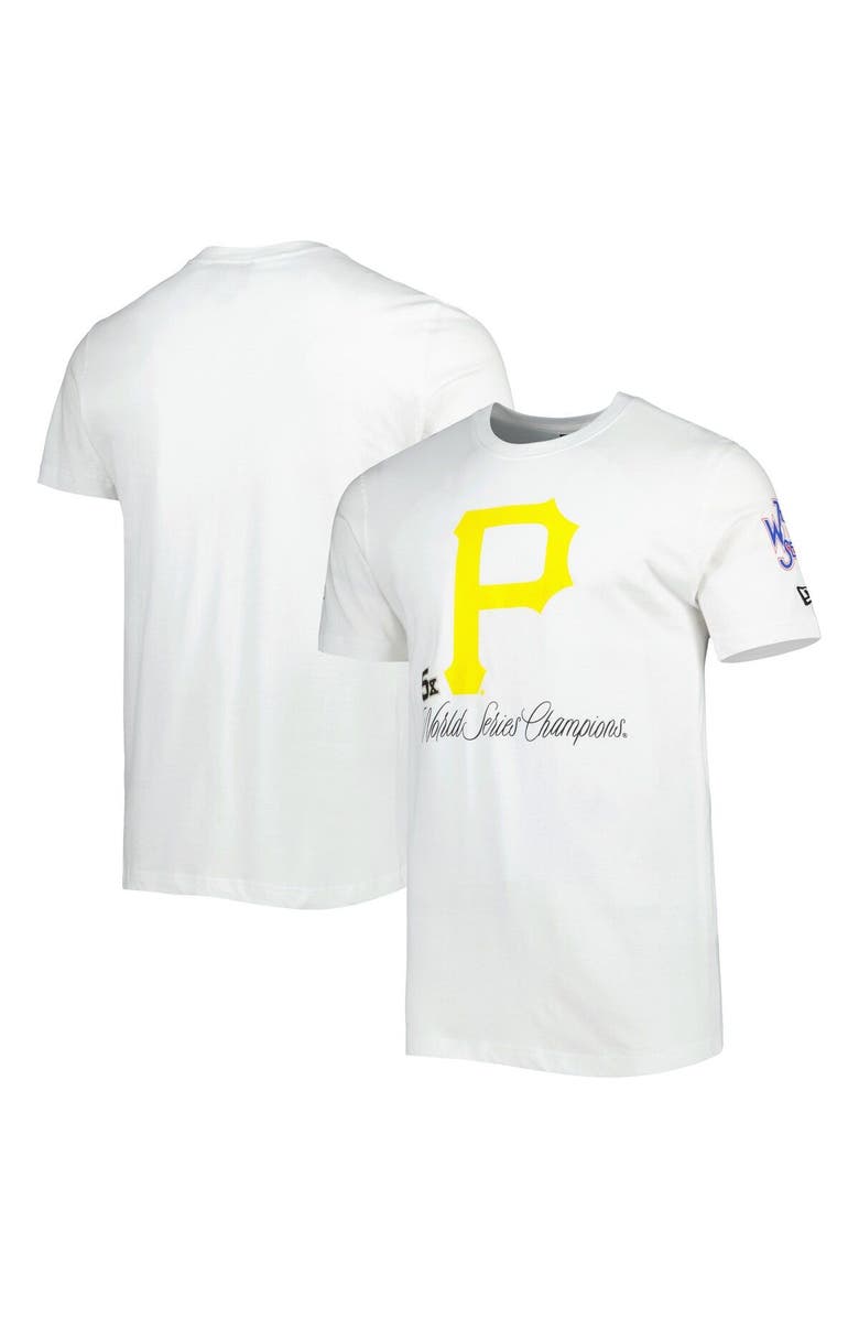 New Era Men's New Era White Pittsburgh Pirates Historical Championship T-Shirt, Main, color, White