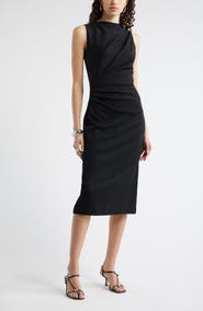 Nordstrom Ruched Midi Dress