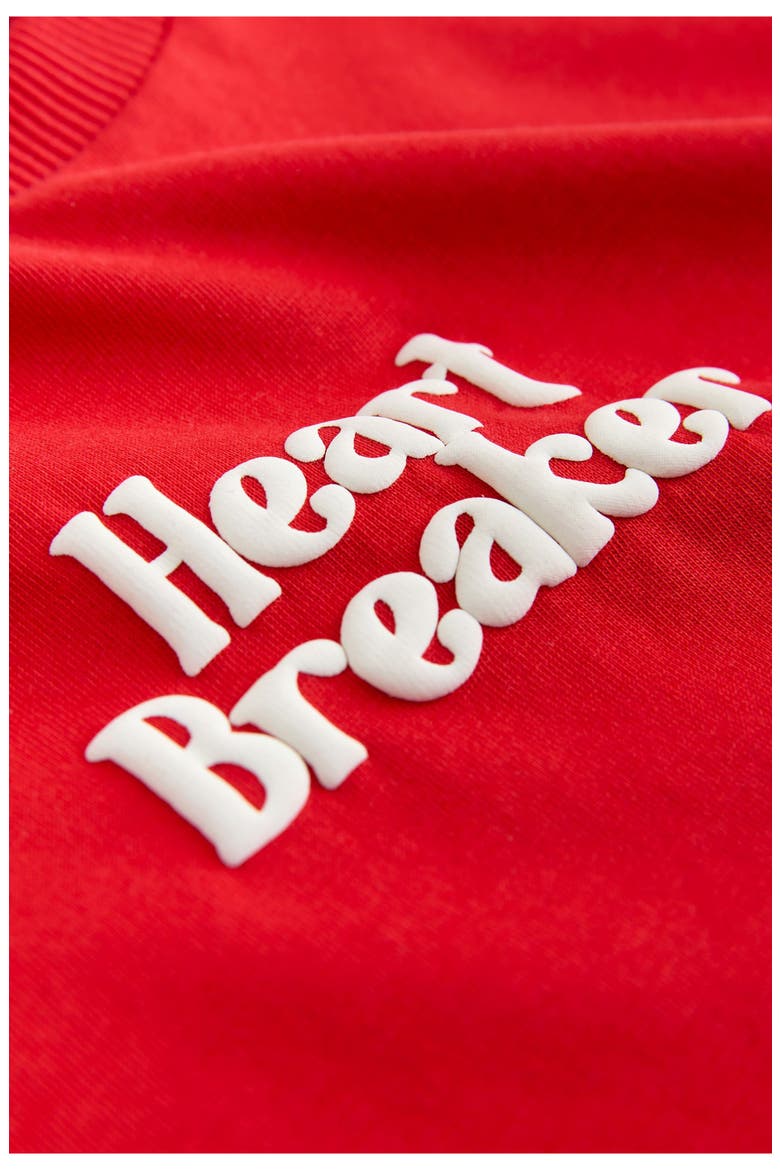 Kids' Heartbreaker Embroidered T-Shirt, Alternate, color, RED