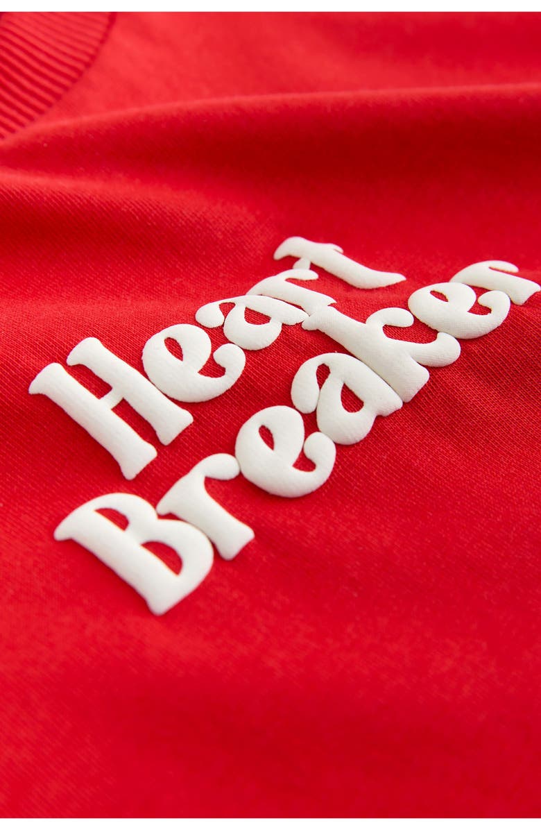 NEXT Kids' Heartbreaker Embroidered T-Shirt, Alternate, color, Red