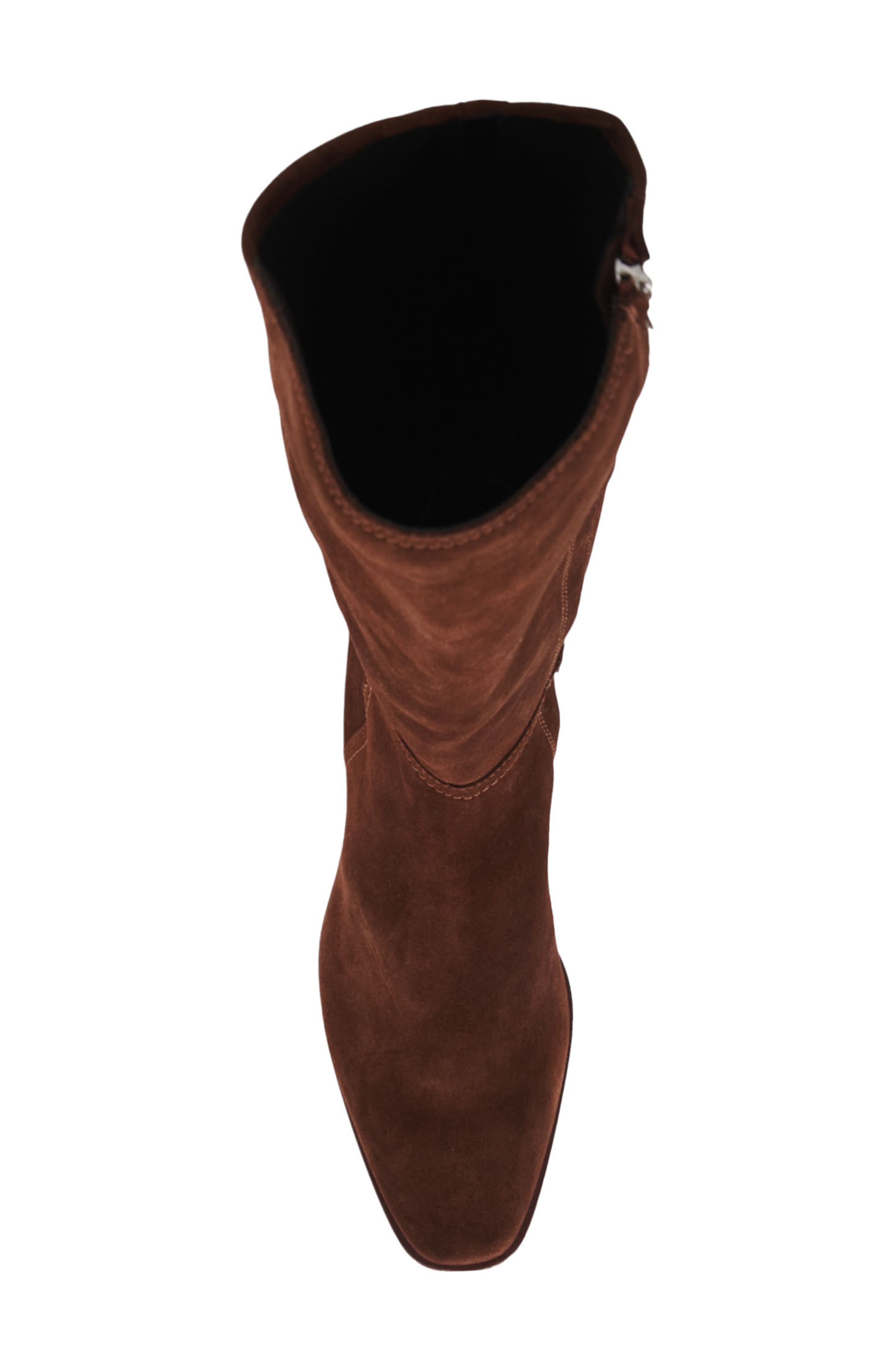 Aquatalia Roksana Weatherproof Knee High Boot, Alternate, color, Brandy Suede