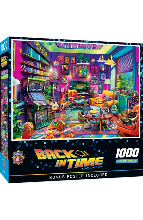 Black Light Den 1000 Piece Jigsaw Puzzle