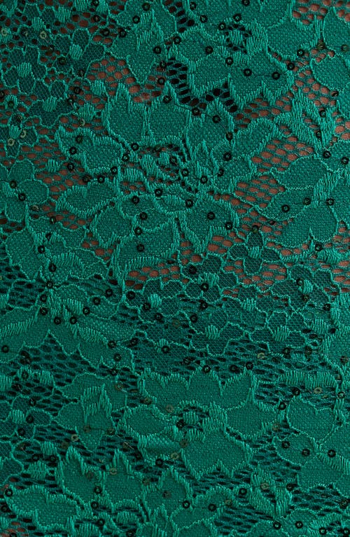 Kilo Brava Lace Midi Dress In Emerald
