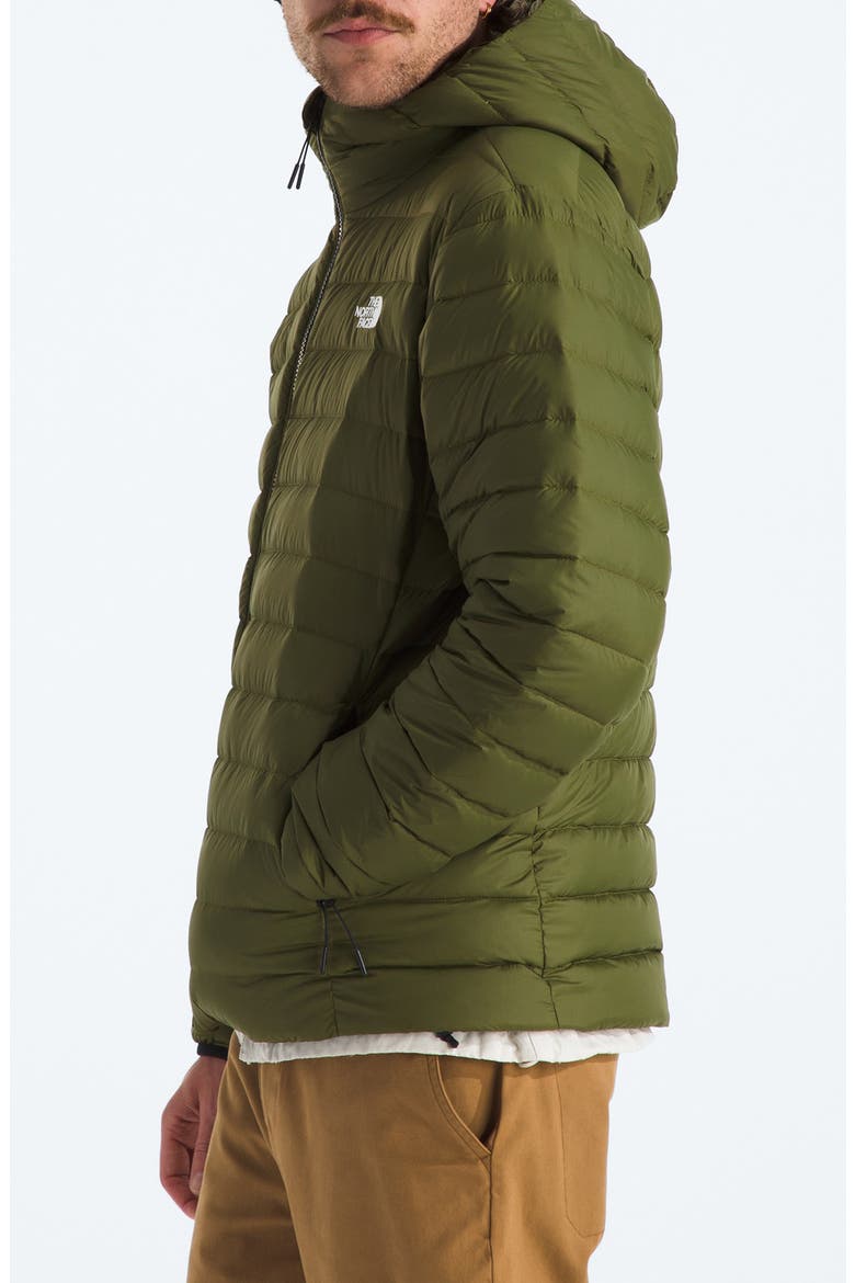 Classic 700 Fill Power Down Hooded Jacket, Alternate, color, WOODLAND GREEN