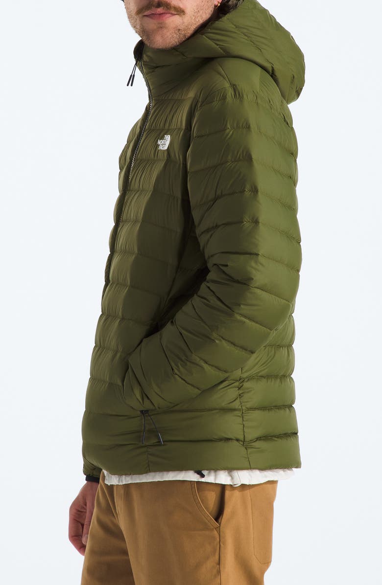 The North Face Classic 700 Fill Power Down Hooded Jacket, Alternate, color, Woodland Green