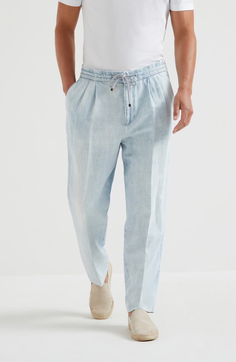 Brunello Cucinelli Trousers with drawstring, Alternate, color, 