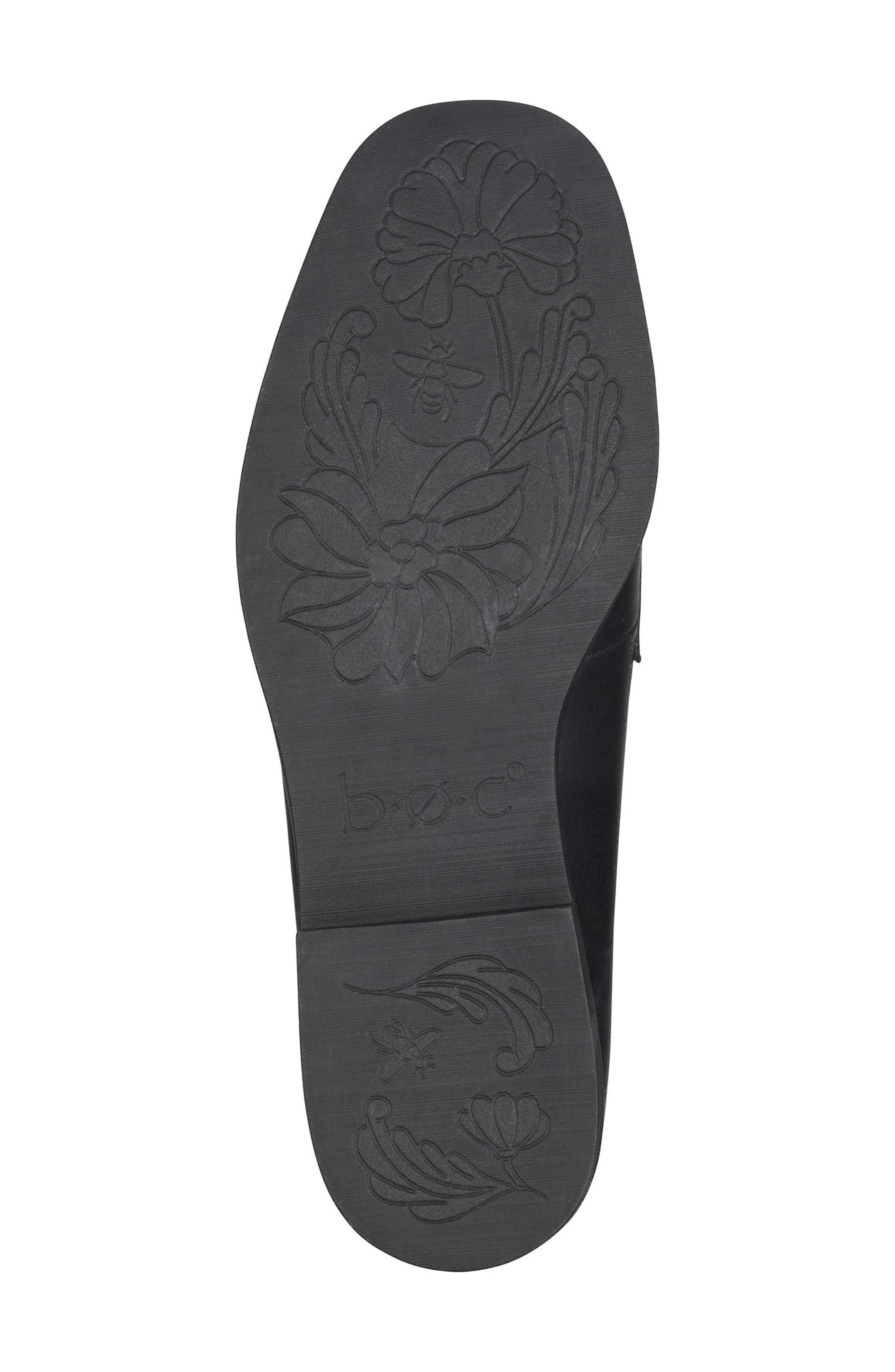 Carabel Faux Leather Loafer, Alternate, color, BLACK