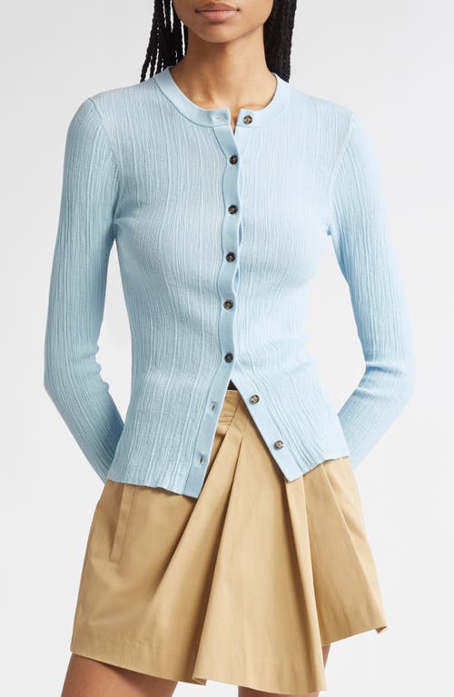 A.L.C. Fisher Rib Cotton Blend Cardigan in Sky Blue  product