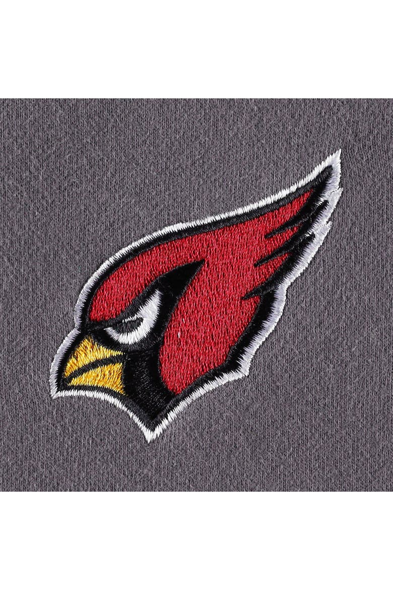 Women's The Wild Collective Charcoal Arizona Cardinals Fleece Pullover Sweatshirt, Alternate, color, Charcoal