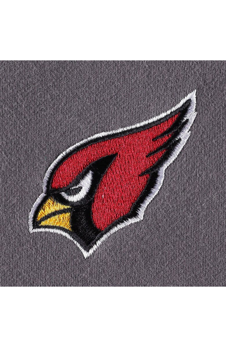 THE WILD COLLECTIVE Women's The Wild Collective Charcoal Arizona Cardinals Fleece Pullover Sweatshirt, Alternate, color, Charcoal