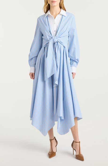 Evie Stripe Viviette Long Sleeve Dress