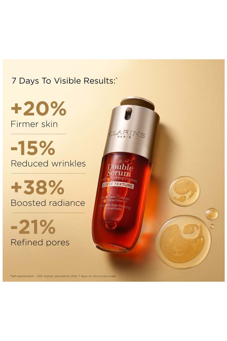 DOUBLE SERUM® Light Texture Firming, Radiance Boosting & Pore Refining Serum, Alternate, color, NO COLOR
