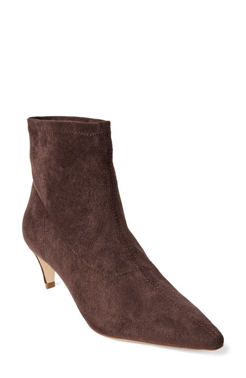 Jack Rogers Charleston Stretch Pointed Toe Bootie In Brown
