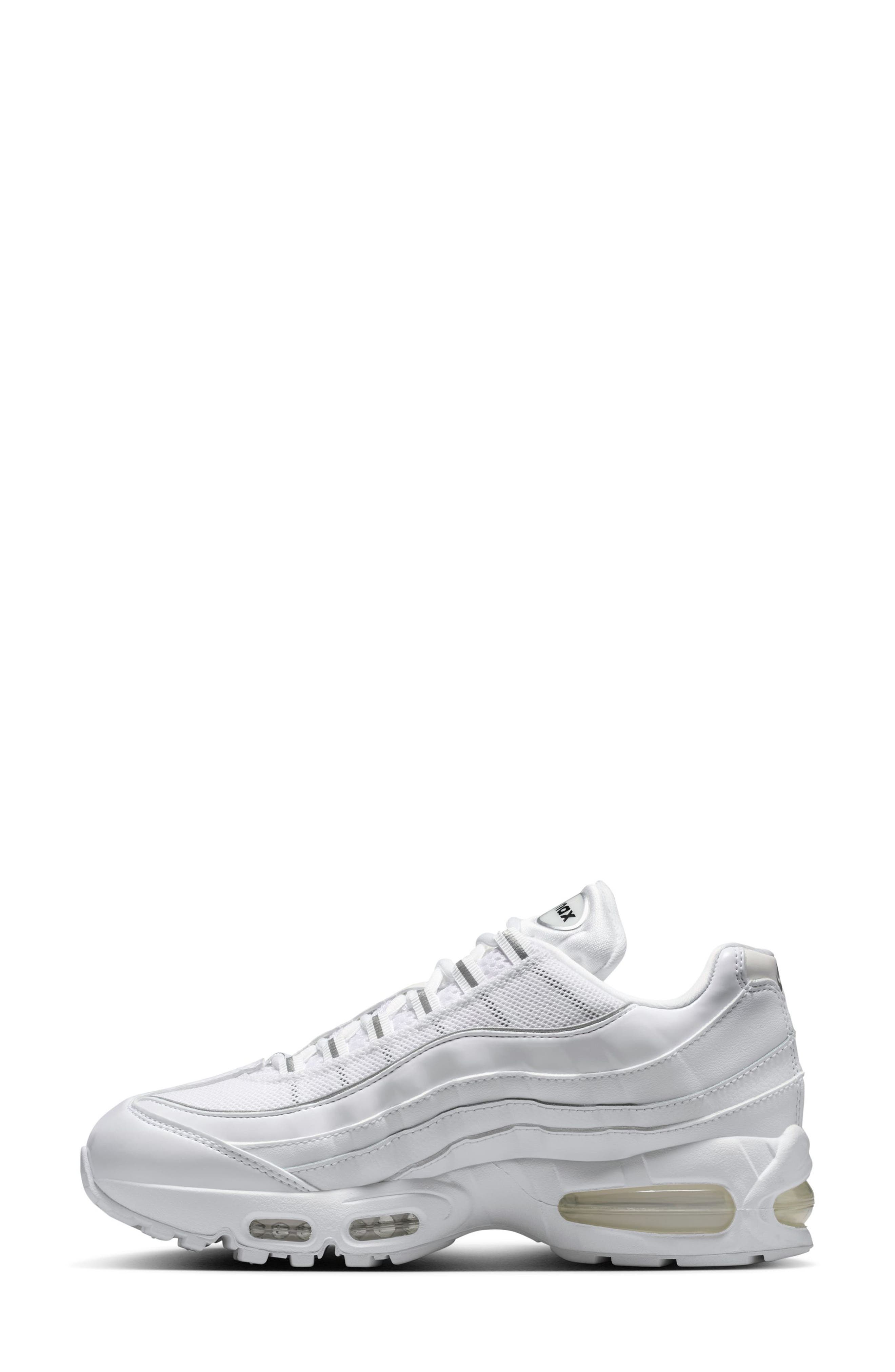 Nike Air Max 95 Big Bubble Sneaker, Alternate, color, White/ Silver/ Black