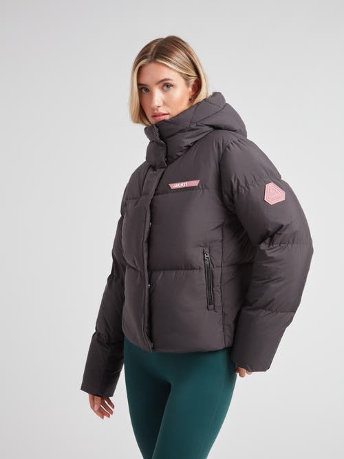 Jack1t Star Shower Long Sleeve Puffer Jacket In Purple