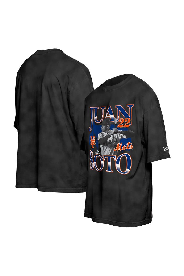 Men's New Era Juan Soto Black New York Mets Batter Up Player T-Shirt, Alternate, color, Black