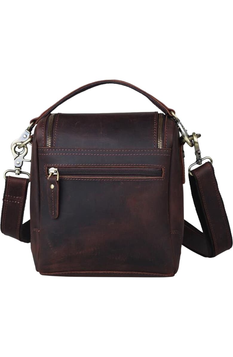 STEEL HORSE LEATHER The Calista | Small Leather Camera Bag - Leather Camera Lens Case, Alternate, color, Dark Brown