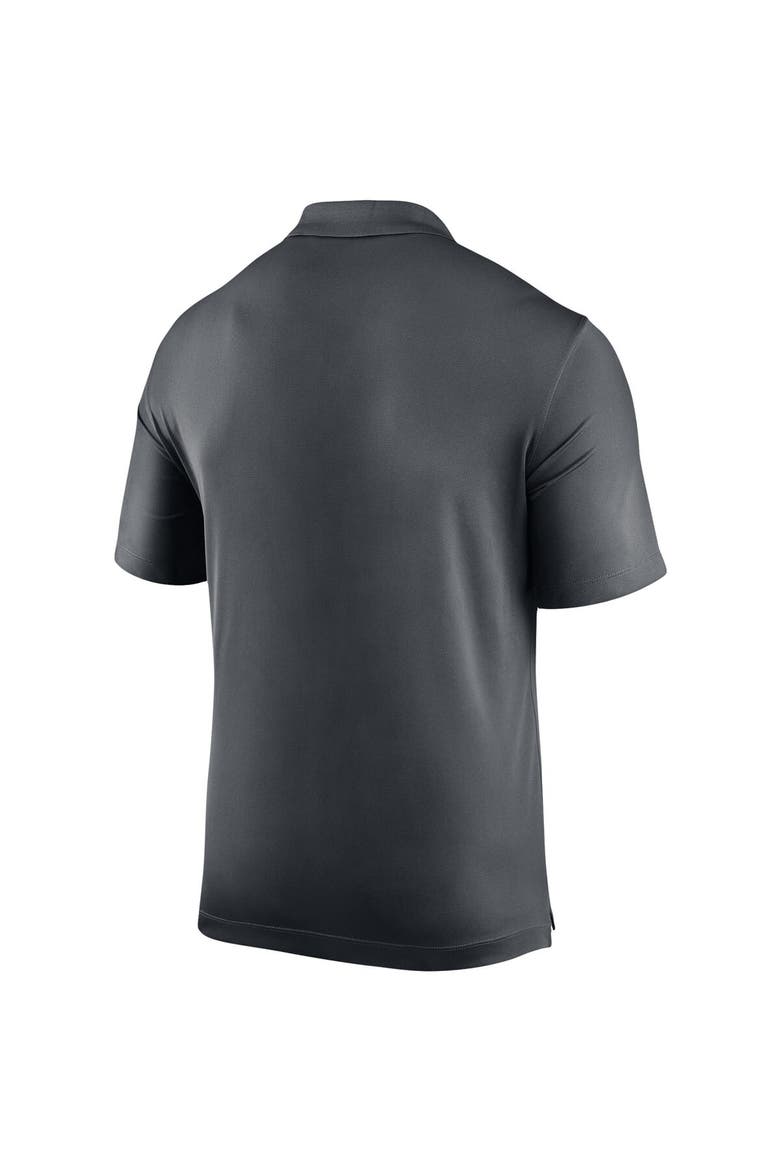 Men's Nike Anthracite West Virginia Mountaineers Big & Tall Primary Logo Varsity Performance Polo, Alternate, color, Anthracite