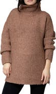 Nom Maternity Lia Check Maternity/Nursing Sweater