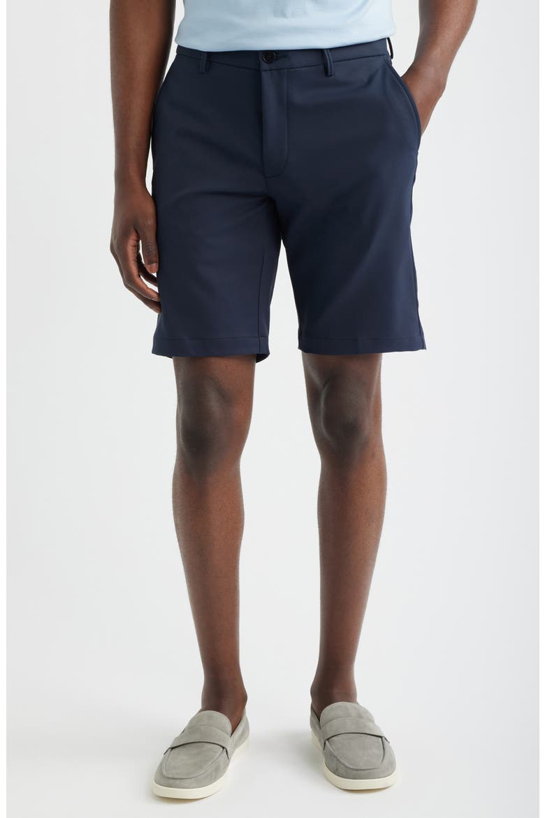 Sonoma Flat Front Travel Shorts, Main, color, MIDNIGHT