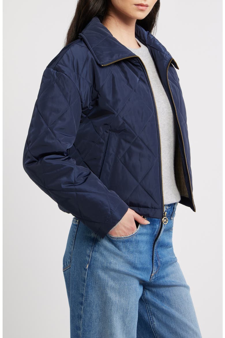 Quilted Jacket, Alternate, color, MIDNIGHT