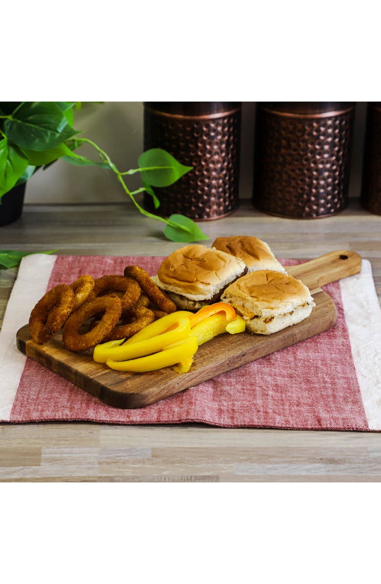 Megachef 11.5 Inch Acacia Wood Charcuterie Cheese Board, Alternate, color, Acacia