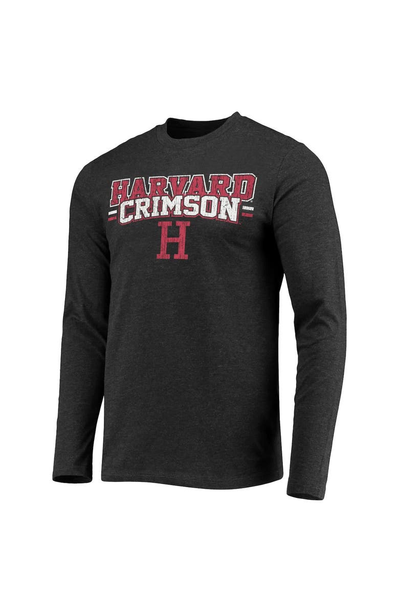CONCEPTS SPORT Men's Concepts Sport Crimson/Heathered Charcoal Harvard Crimson Meter Long Sleeve T-Shirt & Pants Sleep Set, Alternate, color, Crimson
