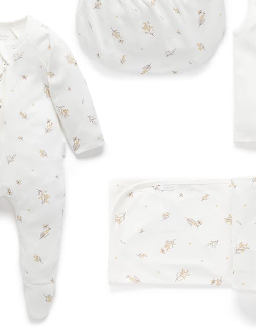 Purebaby Newborn Hospital Gift Pack 6 Piece In Neutral