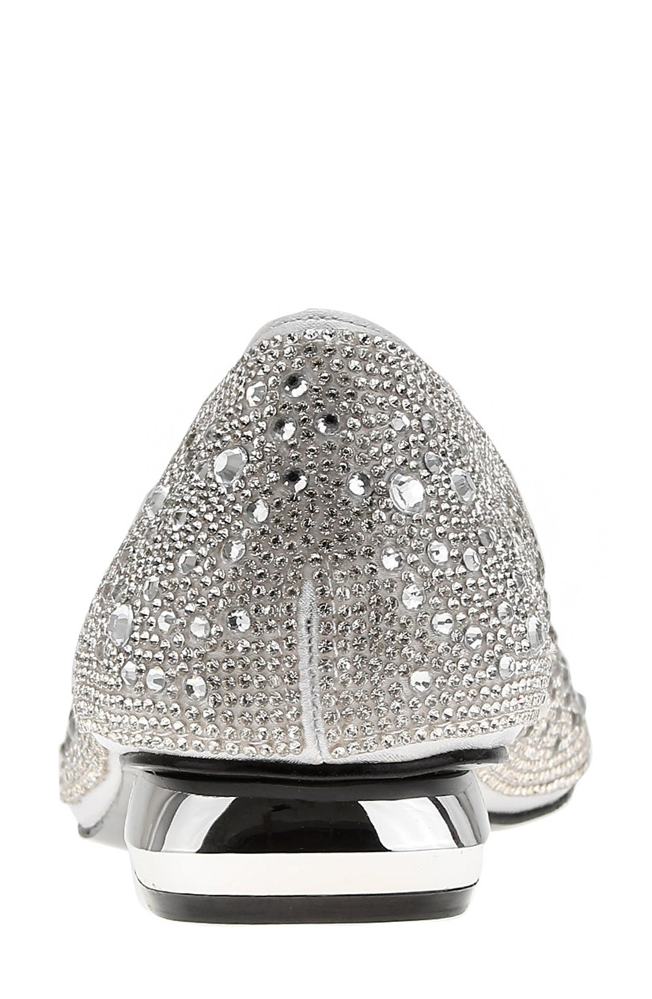 Fever Rhinestone Flat, Alternate, color, SILVER