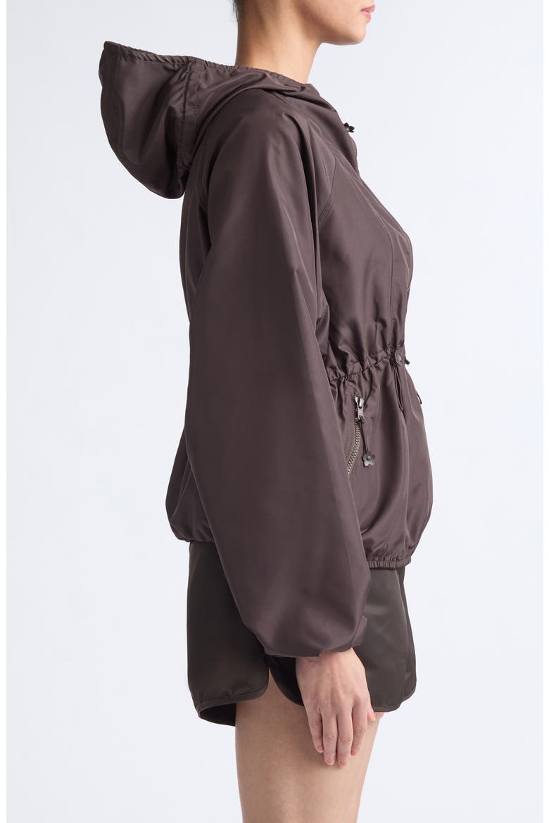 Frej Water Repellent Anorak, Alternate, color, BROWN