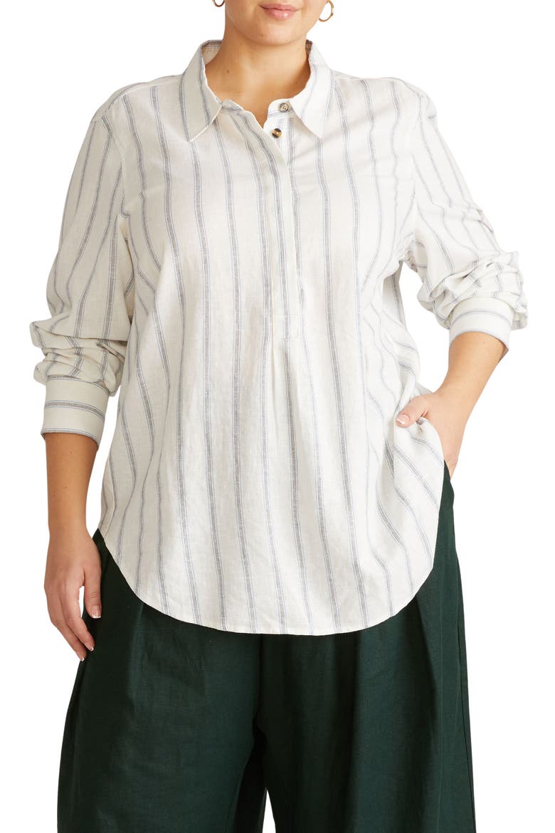 Elbe Stretch Shirt, Main, color, MAYFAIR STRIPE