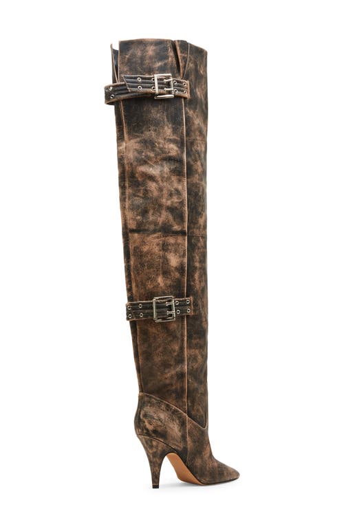 Steve Madden Baddie Over The Knee Boot In Brown