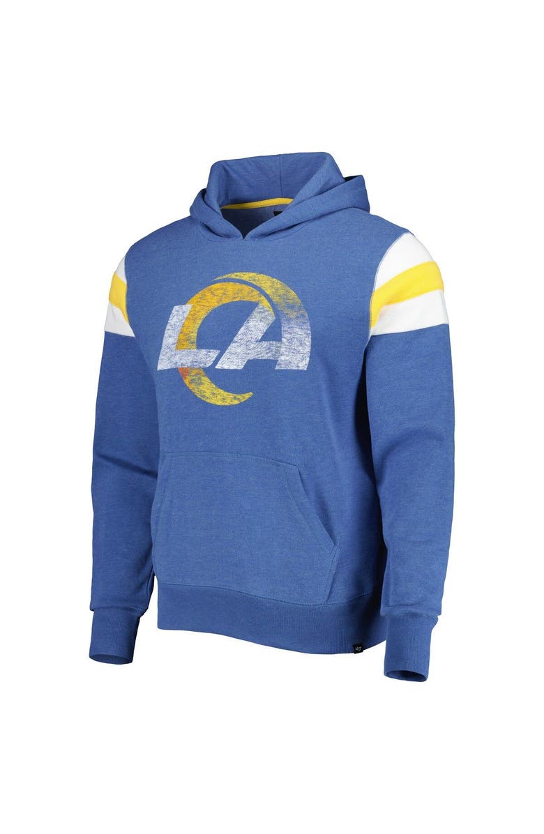 '47 Men's '47 Heathered Royal Los Angeles Rams Premier Nico Pullover Hoodie, Alternate, color, Royal