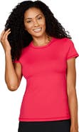 Sofibella UV Colors Short Sleeve Womens Tennis Shirt