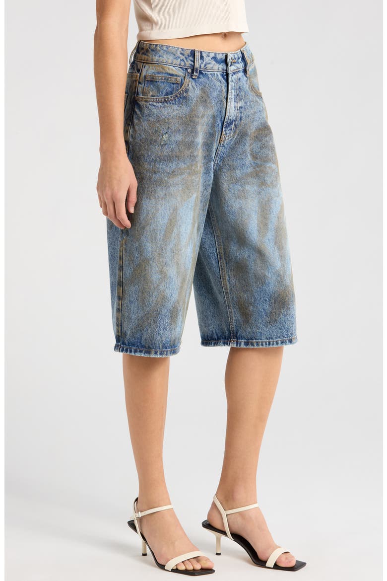 Derby Denim Bermuda Shorts, Alternate, color, DUSTY TINT WASH
