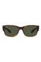 58mm Polarized Rectangular Sunglasses