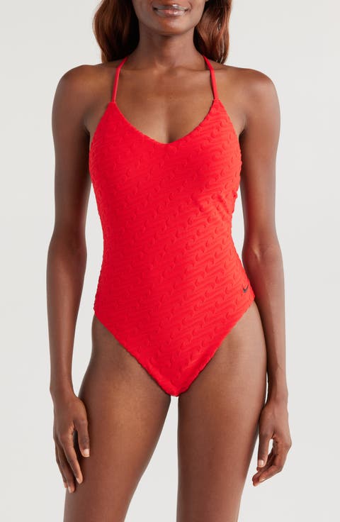 Racerback Terry One-Piece Swimsuit