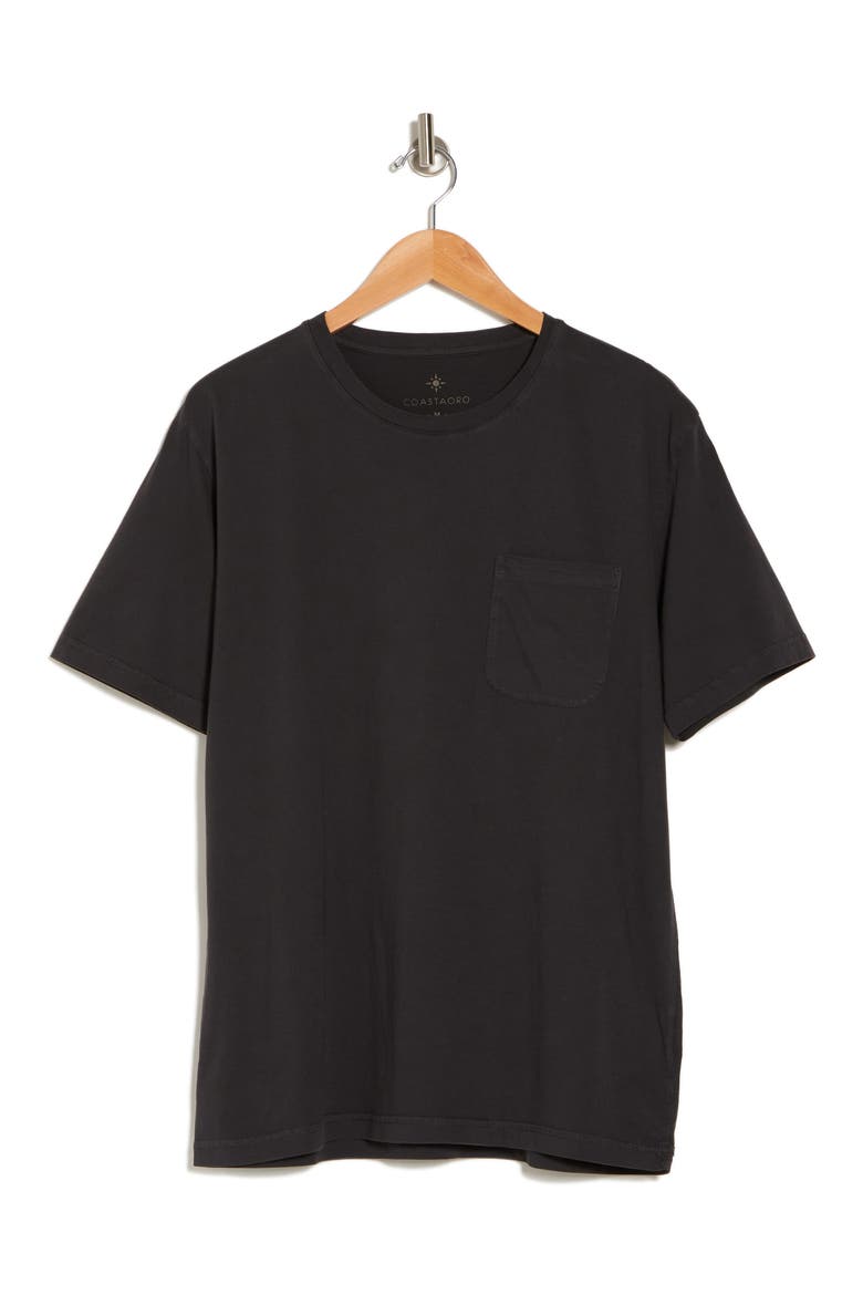 Homesteader Crewneck Pocket T-Shirt, Alternate, color, BLACK
