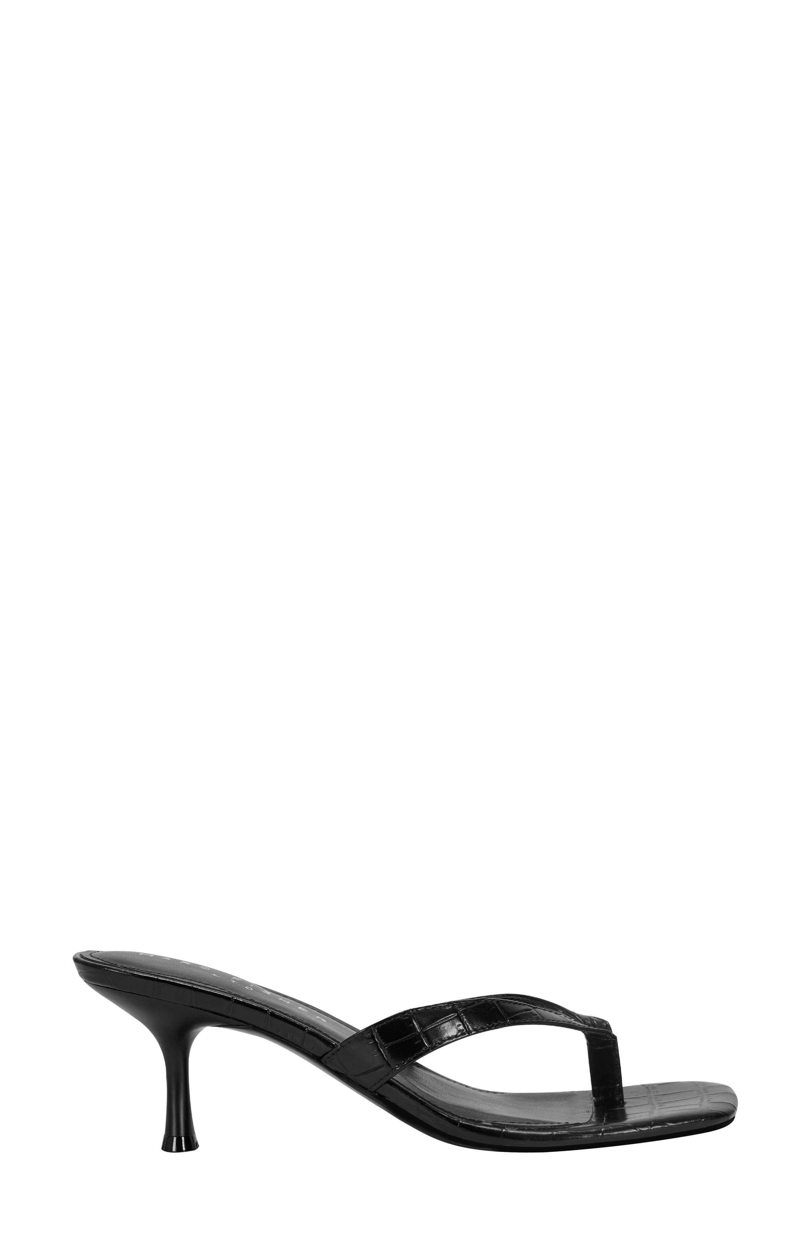 Marc Fisher LTD Amelea Flip Flop, Alternate, color, Black