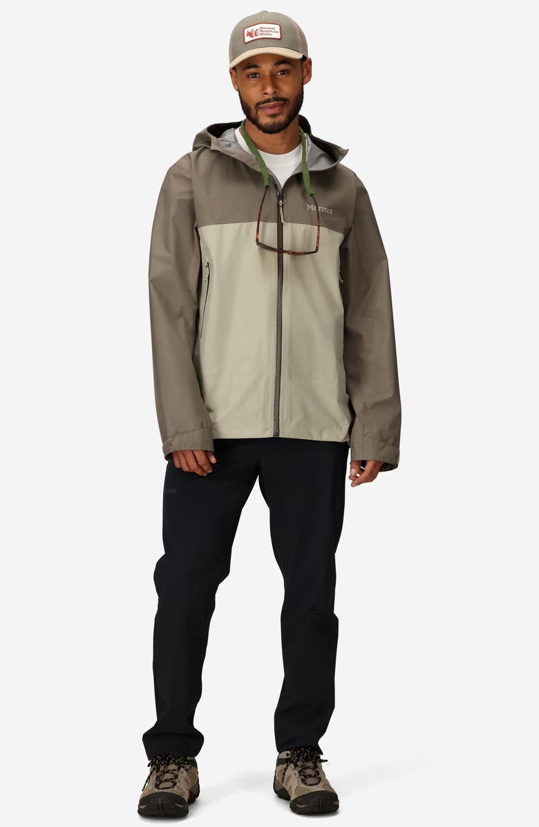 Marmot Minimalist Pertex<sup>®</sup> Waterproof Hooded Jacket, Alternate, color, Claystone/ Shale Grey