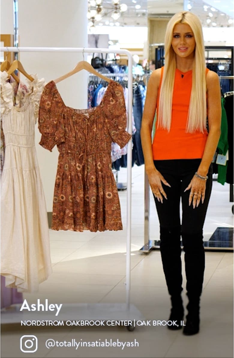 Juniper Floral Minidress, sales video thumbnail